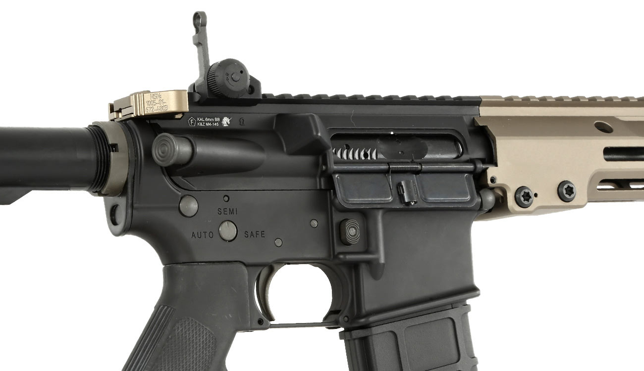 GHK Colt MK16 14.5 URGI Vollmetall Gas-Blow-Back 6mm BB Dualtone Bild 8