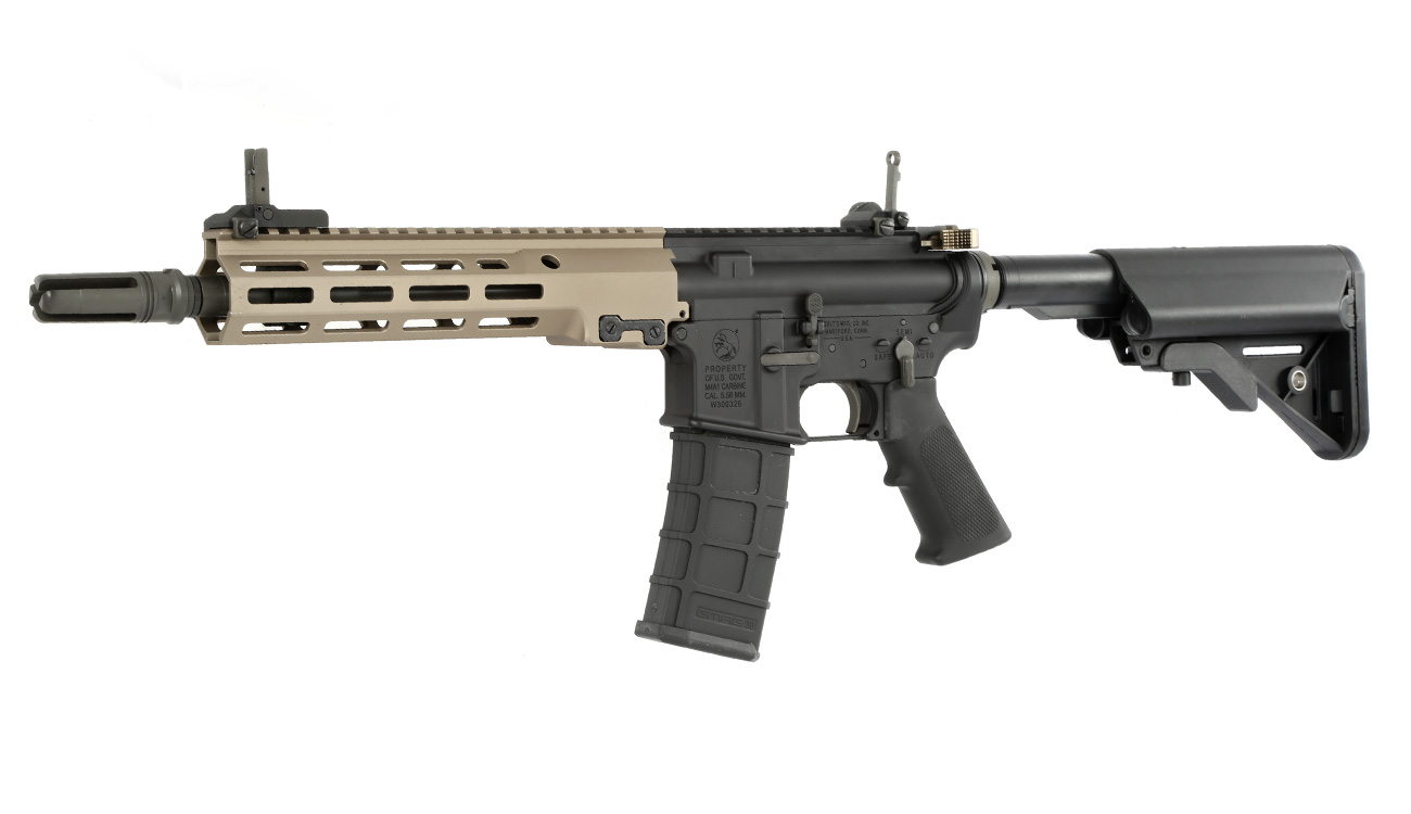 GHK Colt MK16 10.3 URGI Vollmetall Gas-Blow-Back 6mm BB Dualtone