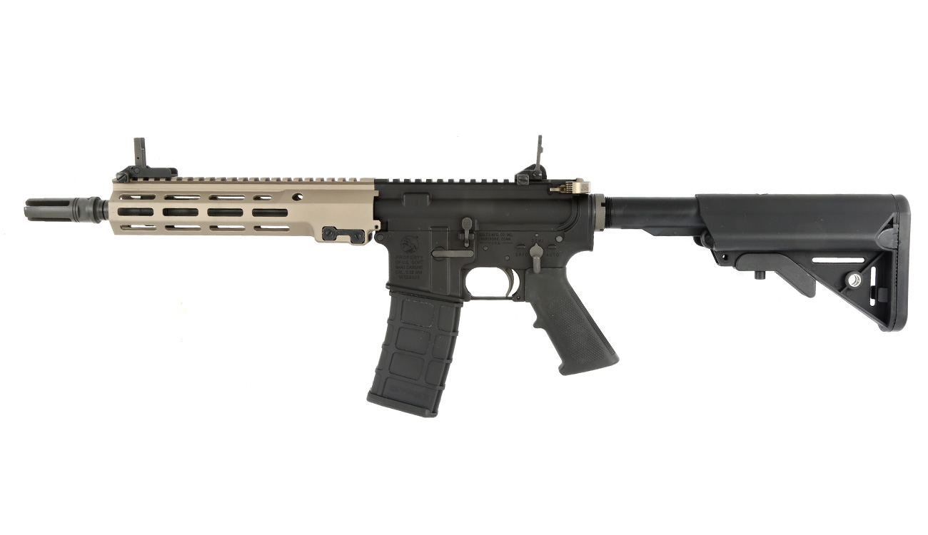 GHK Colt MK16 10.3 URGI Vollmetall Gas-Blow-Back 6mm BB Dualtone Bild 1