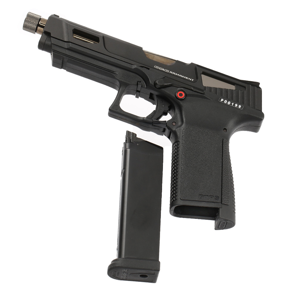 G&G GTP9 MS mit Metallschlitten GBB 6mm BB schwarz inkl. Pistolenkoffer Bild 6