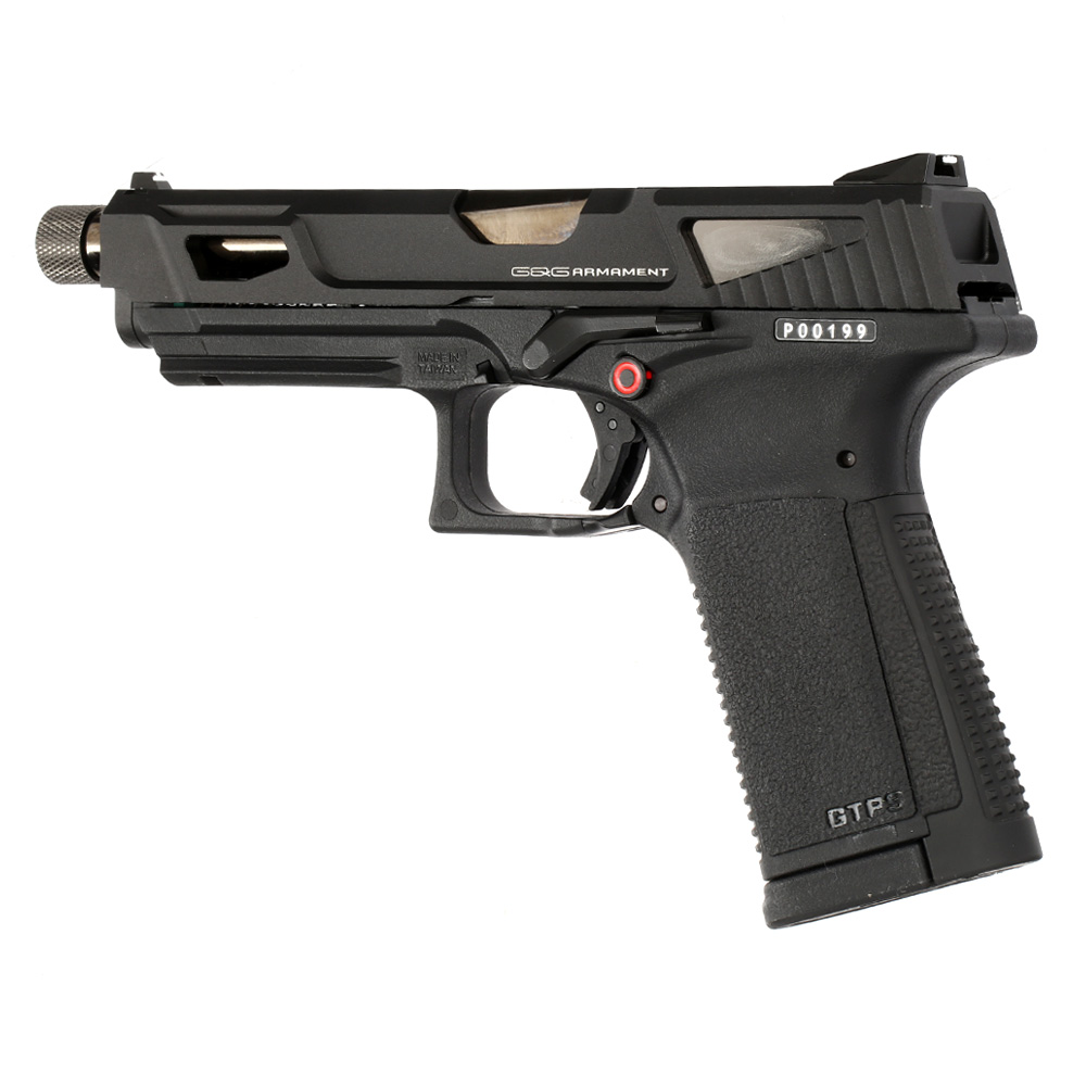 G&G GTP9 MS mit Metallschlitten GBB 6mm BB schwarz inkl. Pistolenkoffer Bild 9
