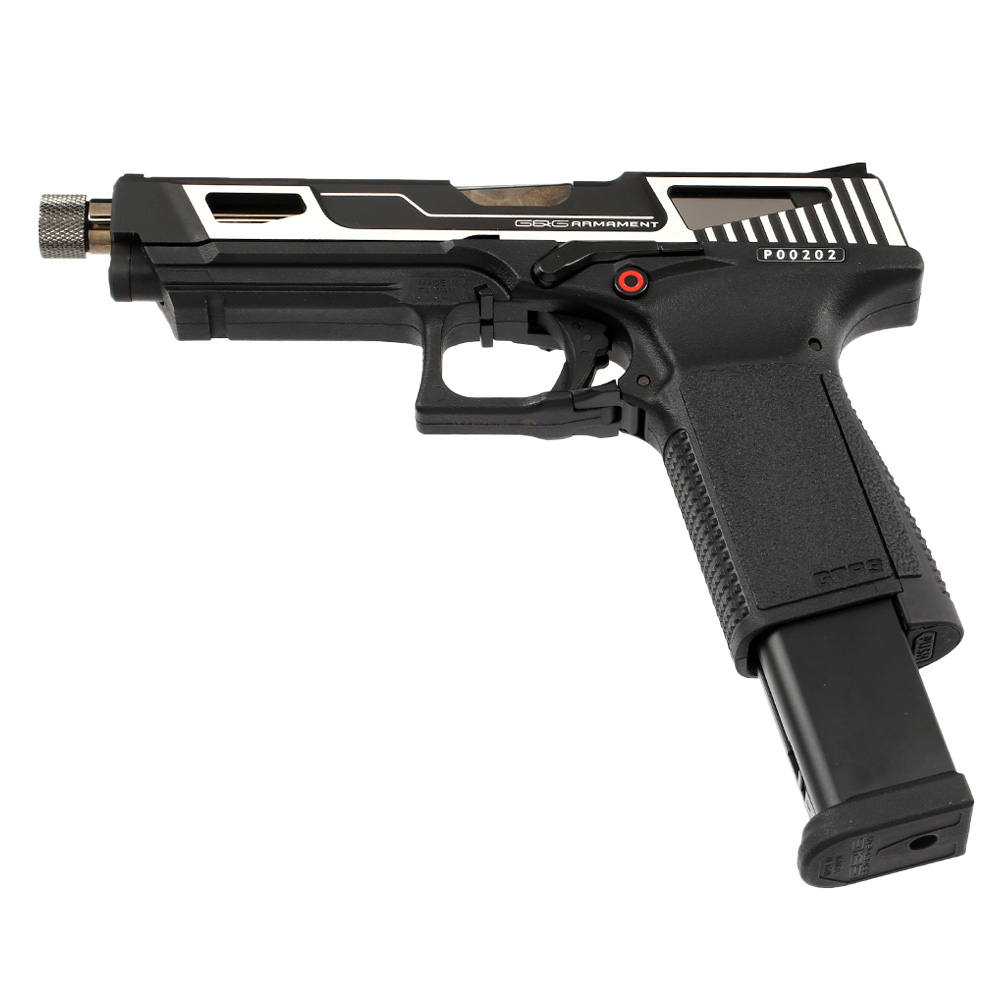 G&G GTP9 MS mit Metallschlitten GBB 6mm BB silber inkl. Pistolenkoffer Bild 5