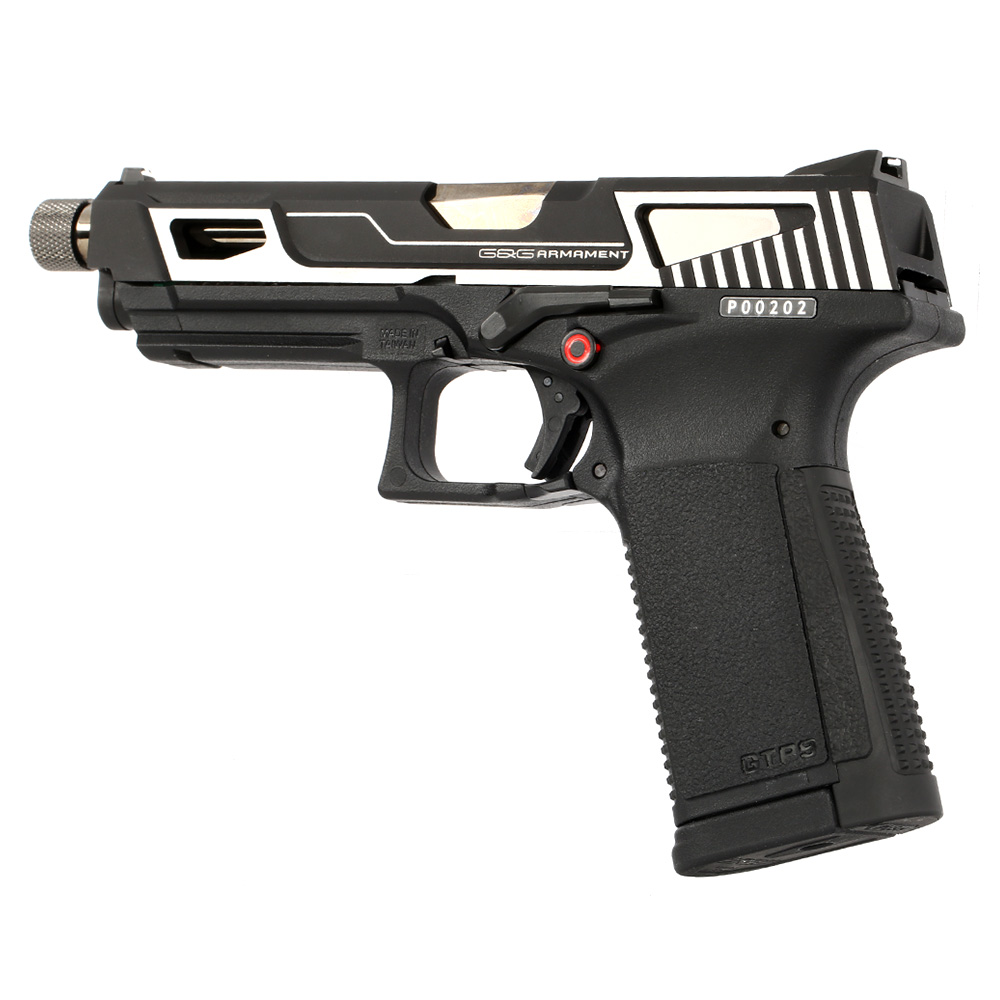 G&G GTP9 MS mit Metallschlitten GBB 6mm BB silber inkl. Pistolenkoffer Bild 9