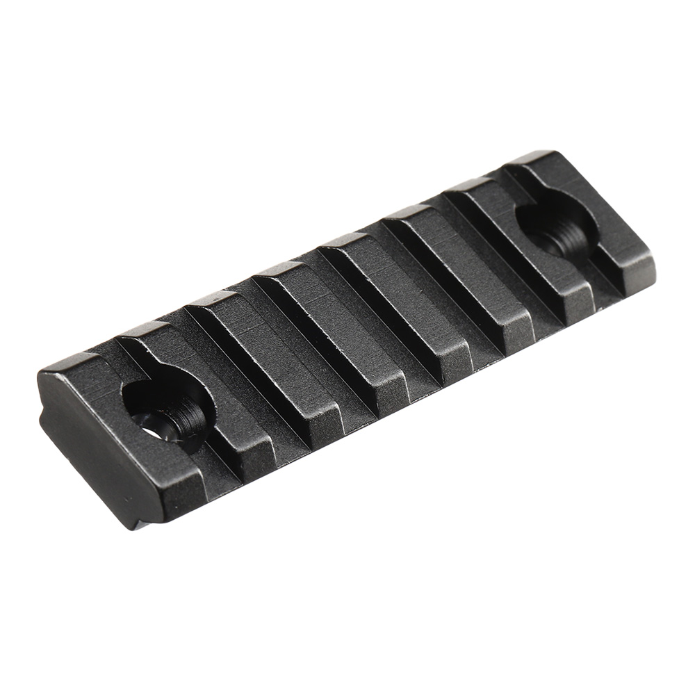 MET LOCK 21mm Aluminium Schiene 7 Slot / 77mm schwarz Bild 1