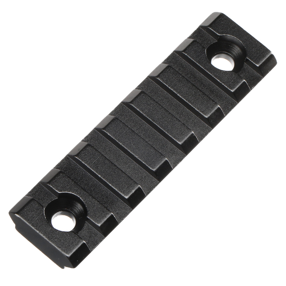 MET LOCK 21mm Aluminium Schiene 7 Slot / 77mm schwarz Bild 2