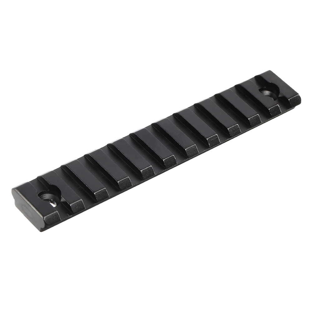 MET LOCK 21mm Aluminium Schiene 11 Slot / 117mm schwarz Bild 1