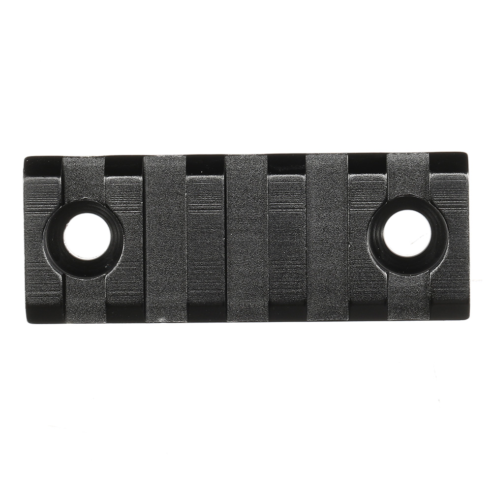 MET LOCK 21mm Aluminium Schiene 5 Slot / 55mm schwarz Bild 3