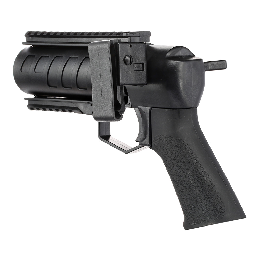 APS 40mm Airsoft Thor Power Up Pistolen-Launcher mit Grtelhalterung schwarz Bild 7