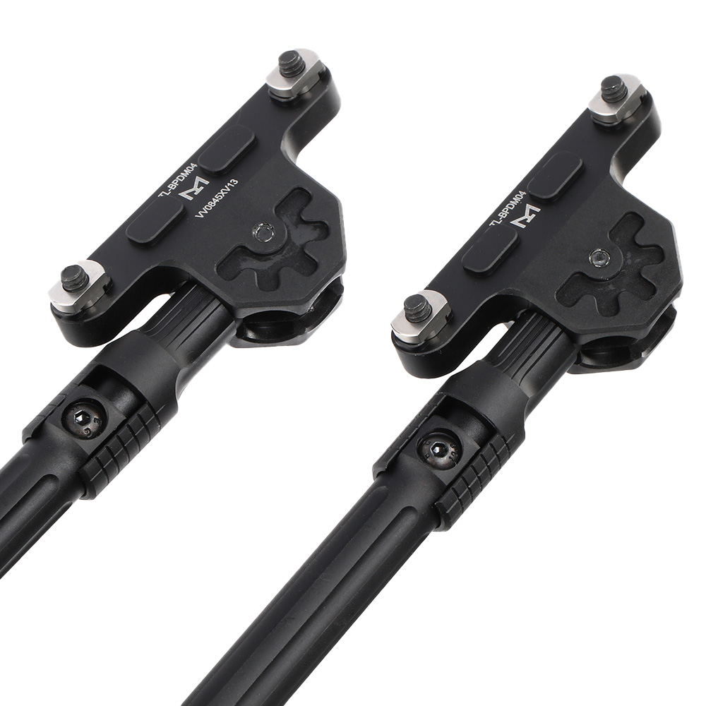 UTG M-Lok Recon Flex II Side-Mount Metall Zweibein - Gummife 230 - 337 mm schwarz Bild 3