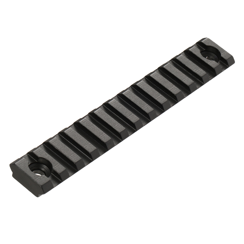 MET LOCK 21mm Aluminium Schiene 13 Slot / 136mm schwarz Bild 1