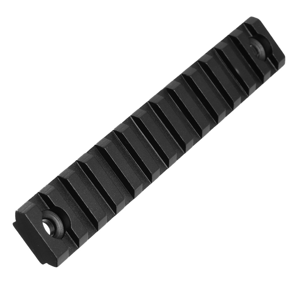 MET LOCK 21mm Aluminium Schiene 13 Slot / 136mm schwarz Bild 2