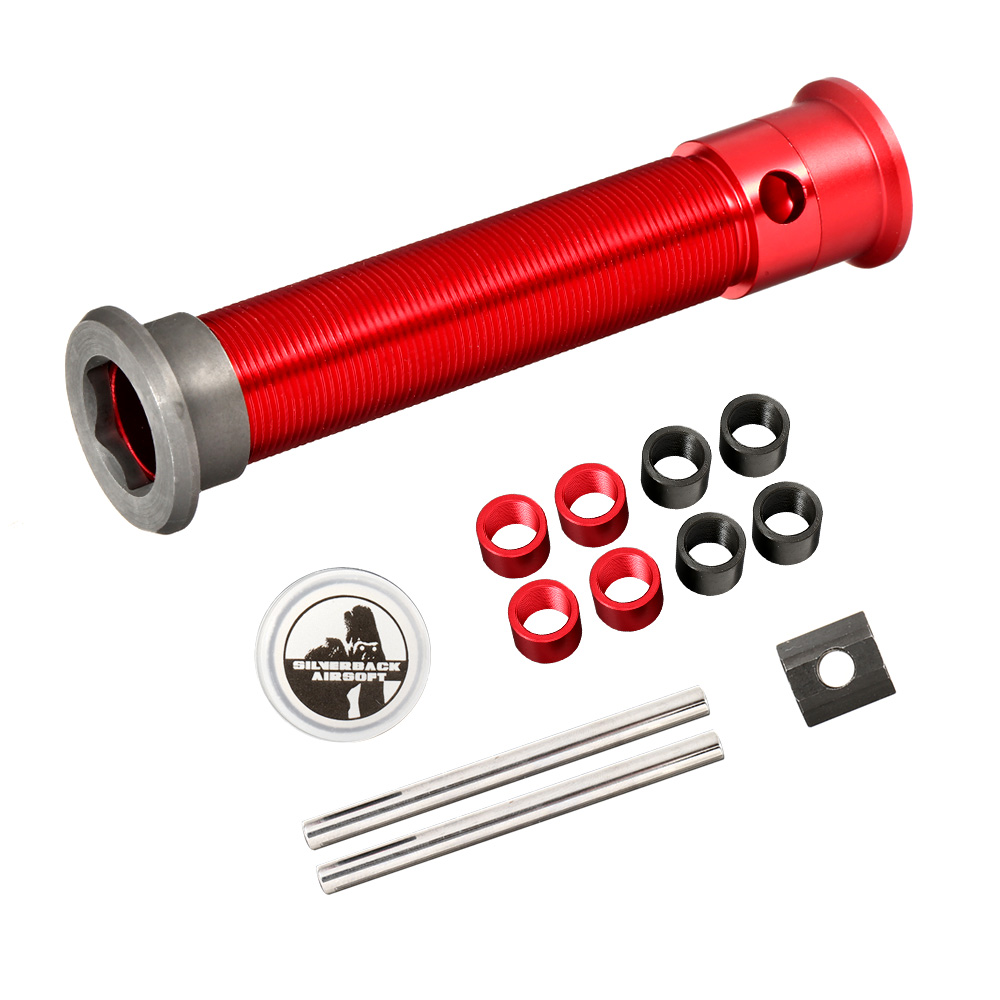 Silverback Desert Tech SRS Variable Mass Piston Pull Bolt Version - Red Edition