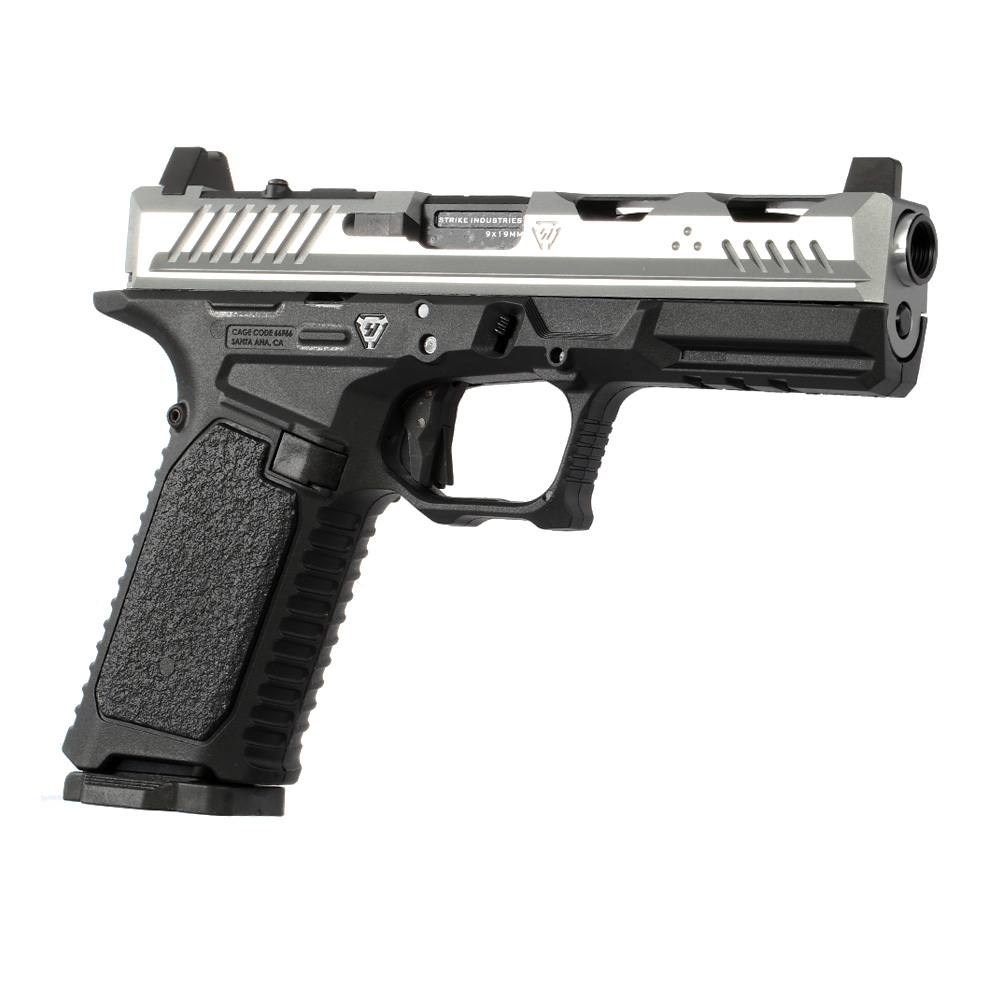 EMG / Strike Industries ARK mit Metallschlitten GBB 6mm BB 2-Tone grau-silber Bild 7