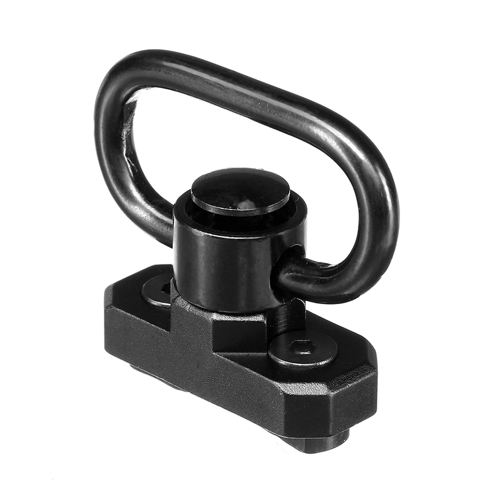 MET LOCK Aluminium QD Tragegurtadapter mit QD-se schwarz