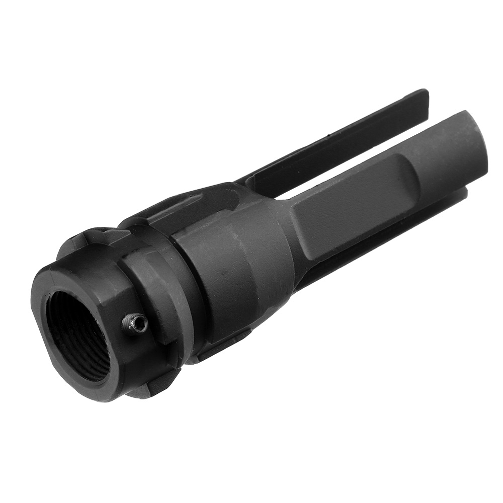 APS Dead Air Aluminium Flash-Hider schwarz 14mm- Bild 2