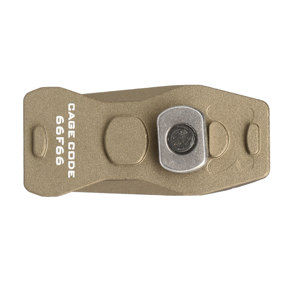 Strike Industries KeyMod / M-LOK Link Aluminium AQD Angled QD Mount - Tragegurthalterung Flat Dark Earth Bild 4