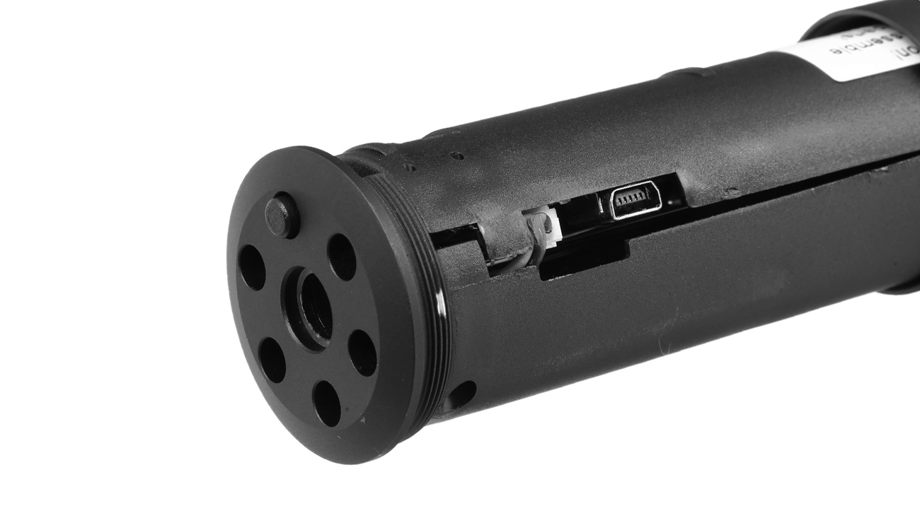 Madbull / Gemtech G5 Aluminium Silencer mit Tracer Unit inkl. FH 14mm- schwarz Bild 5