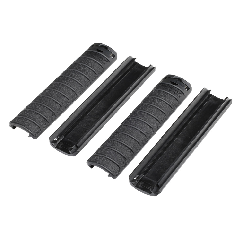 G&G Handguard Panel Style Rail Covers 156 mm 4er Set - schwarz Bild 1