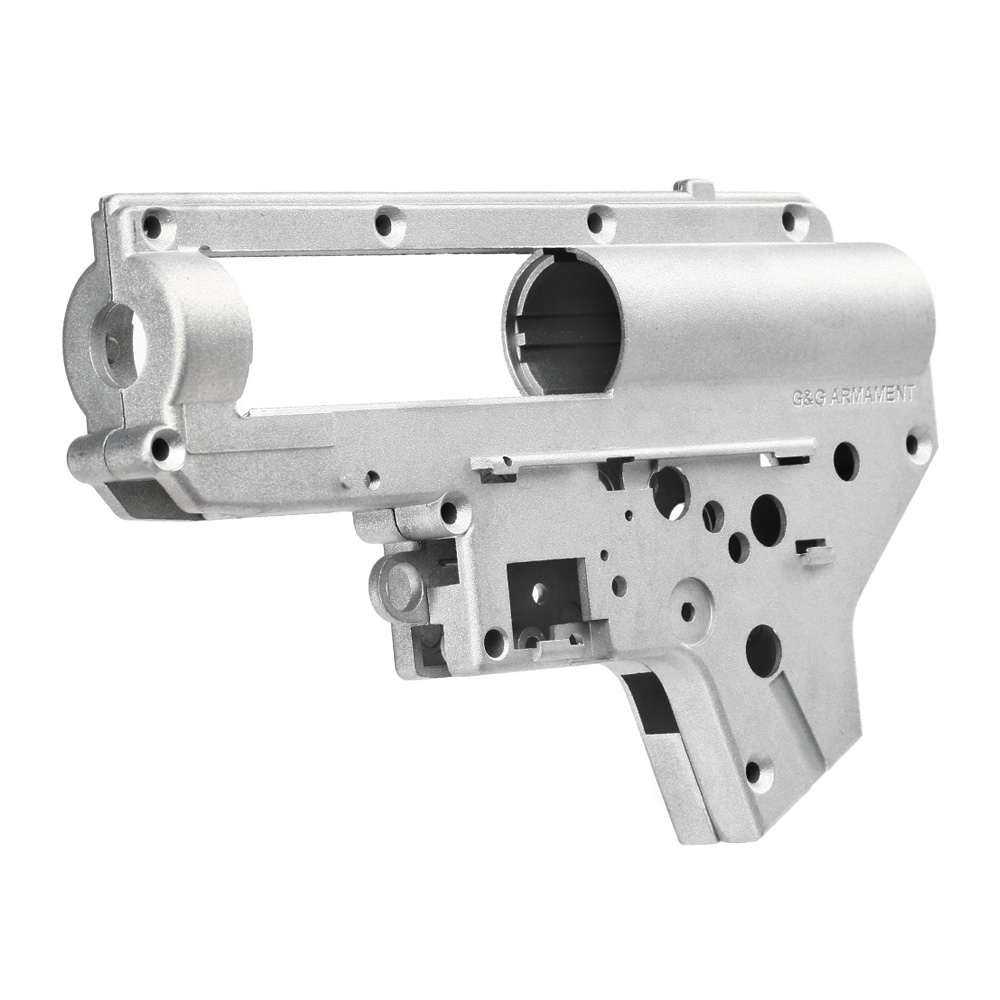 G&G 8mm ETU - Mosfet Gearboxgehuse V2 grau - nur Gehusehlften