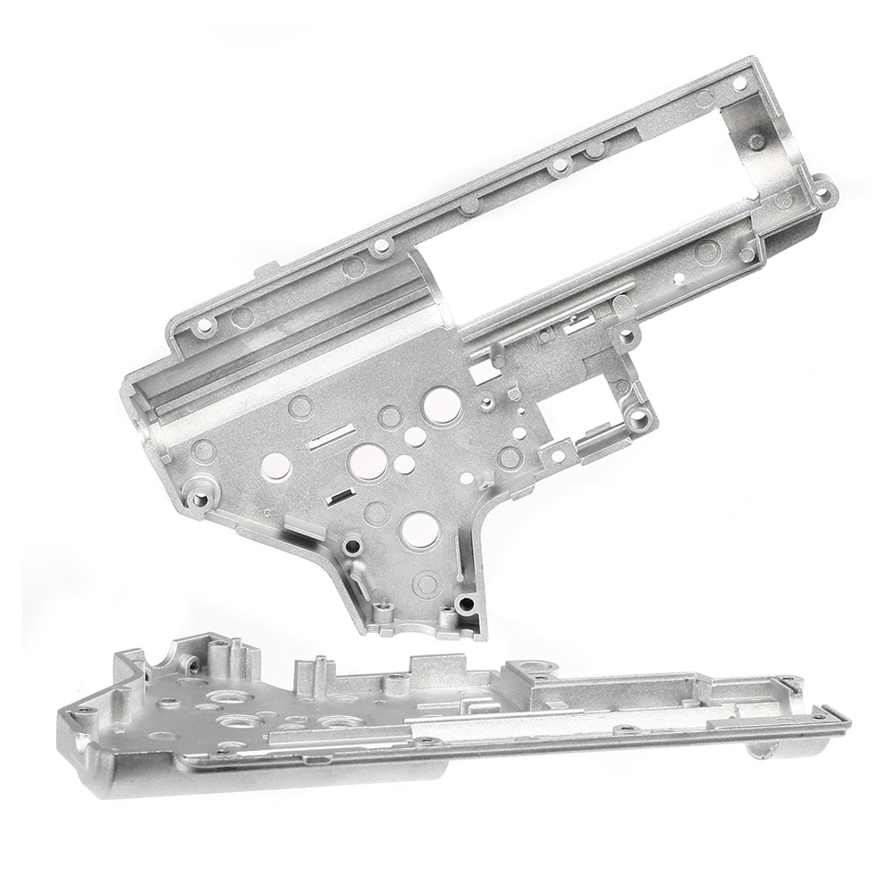 G&G 8mm ETU - Mosfet Gearboxgehuse V2 grau - nur Gehusehlften Bild 4
