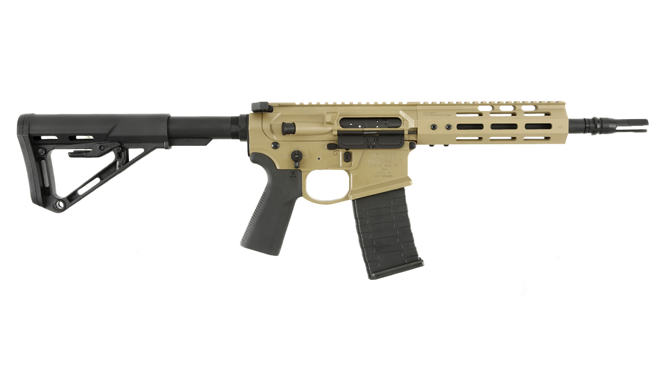 APS / EMG Noveske 7.94 Zoll SBR Gen. 4 eSilver Edge SDU-MosFet Vollmetall S-AEG 6mm BB Tan Bild 2