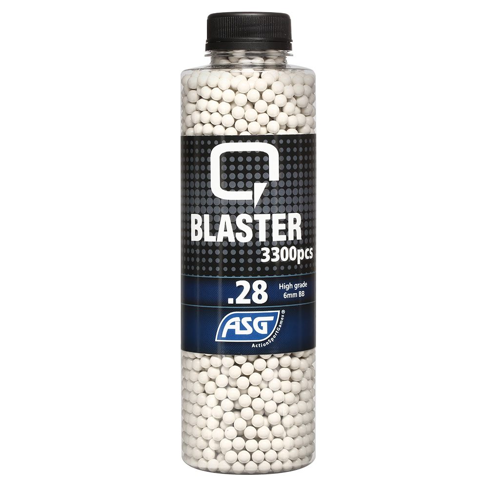 ASG Q-Blaster High Grade BBs 0,28g 3.300er Flasche weiss