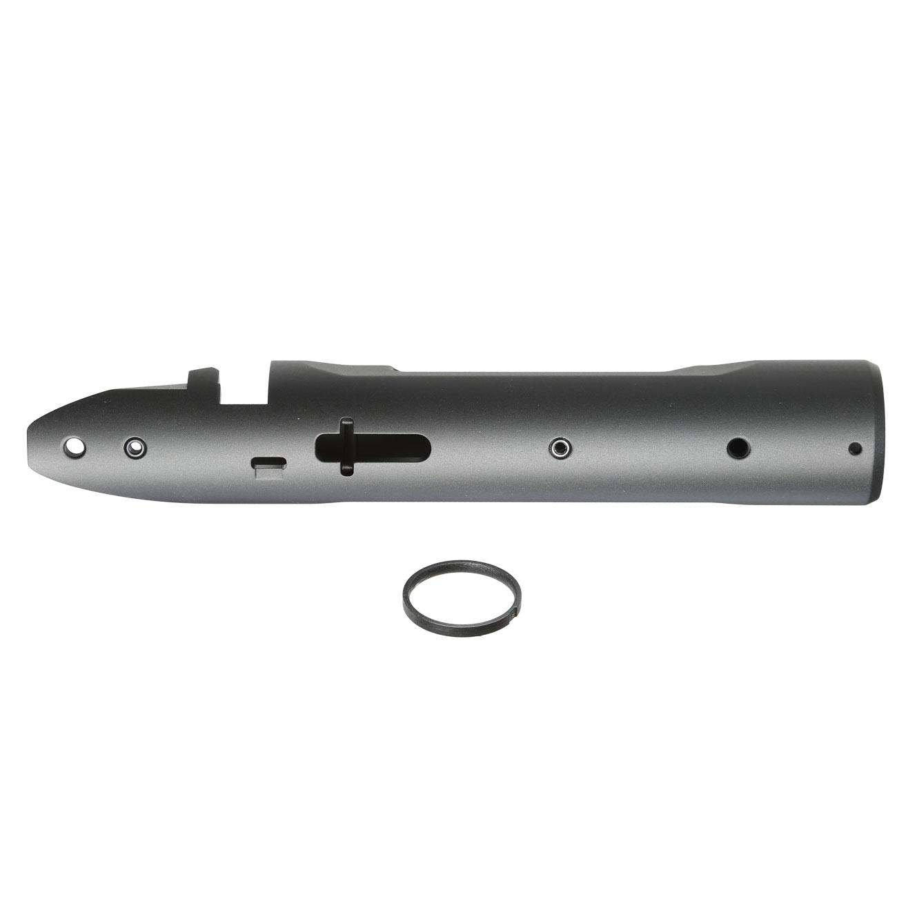 Action Army CNC Aluminium Tactical Systemgehuse One-Piece f. TM VSR-10 schwarz - Rechtsschtzen Bild 3