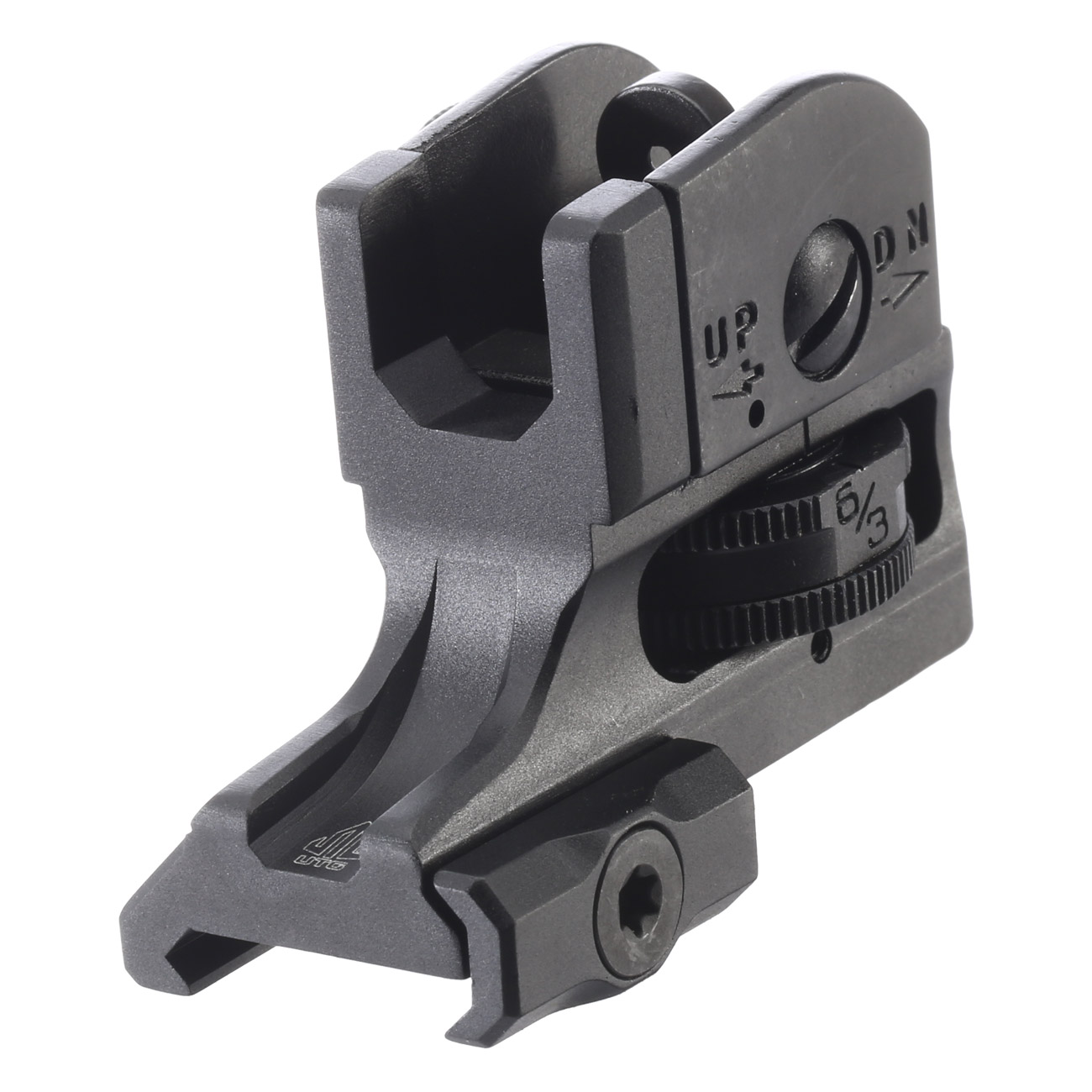 UTG AR15 Super Slim Fixed Rear Sight f. 21mm Schienen schwarz