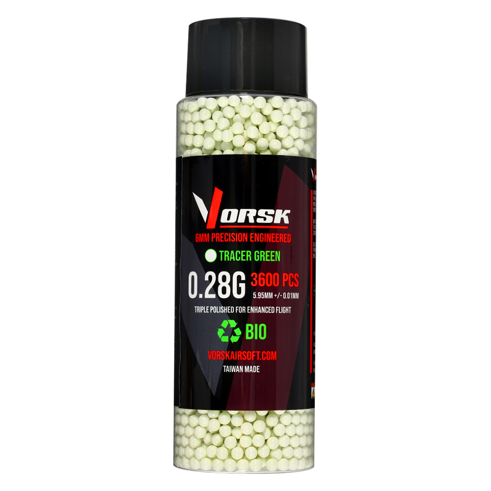 Vorsk Bio Tracer Triple Polished QC BBs 0,28g 3.600er Flasche grn