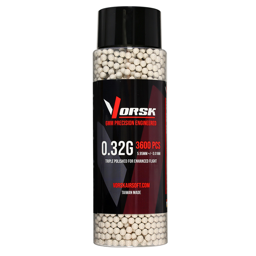 Vorsk Bio Triple Polished QC BBs 0,32g 3.600er Flasche weiss