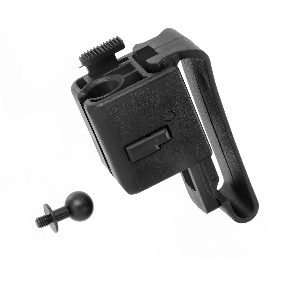 APS Speed Draw Lite Grtelclip / Beltclip fr M4 / AR-15 Airsoft Gewehre mit schraubbarem Gehusestift schwarz