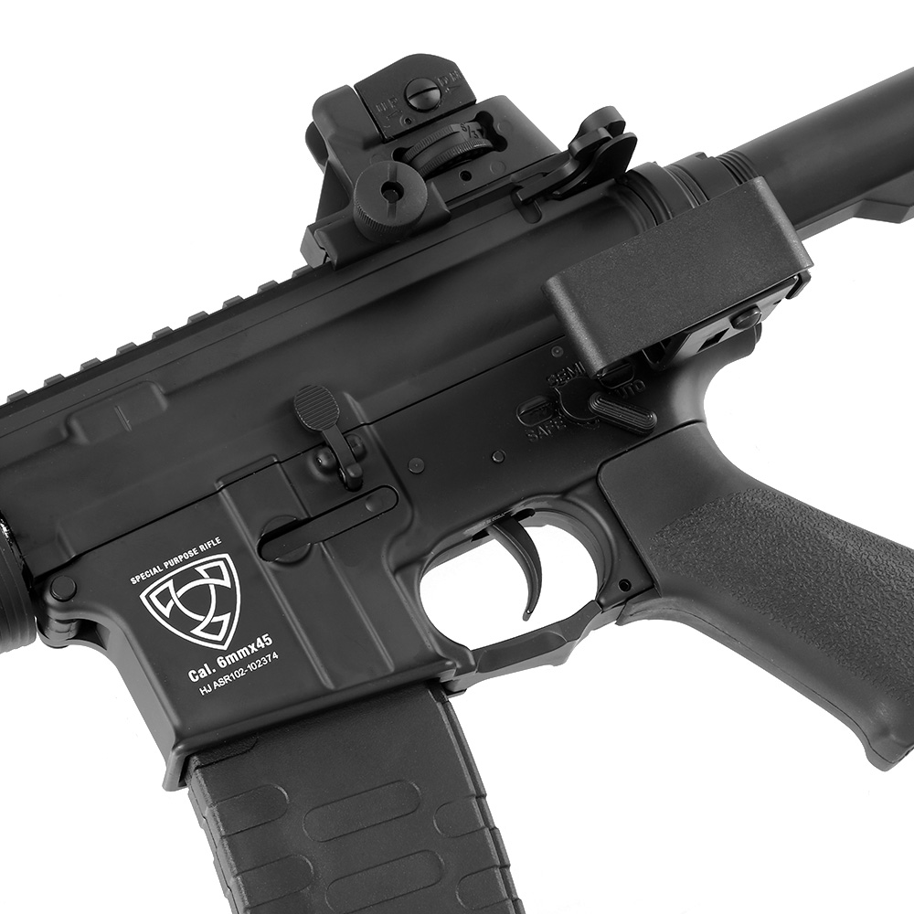 APS Speed Draw Lite Grtelclip / Beltclip fr M4 / AR-15 Airsoft Gewehre mit schraubbarem Gehusestift schwarz Bild 5