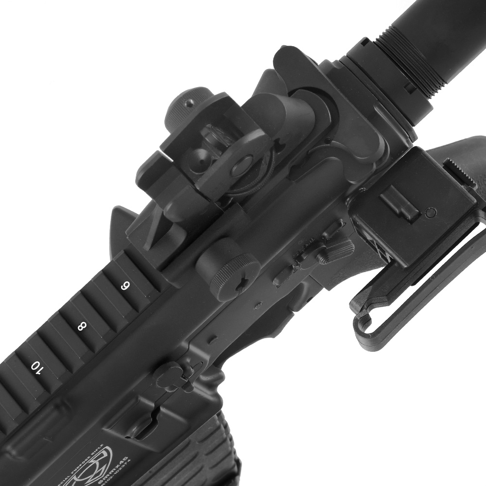 APS Speed Draw Lite Grtelclip / Beltclip fr M4 / AR-15 Airsoft Gewehre mit schraubbarem Gehusestift schwarz Bild 7