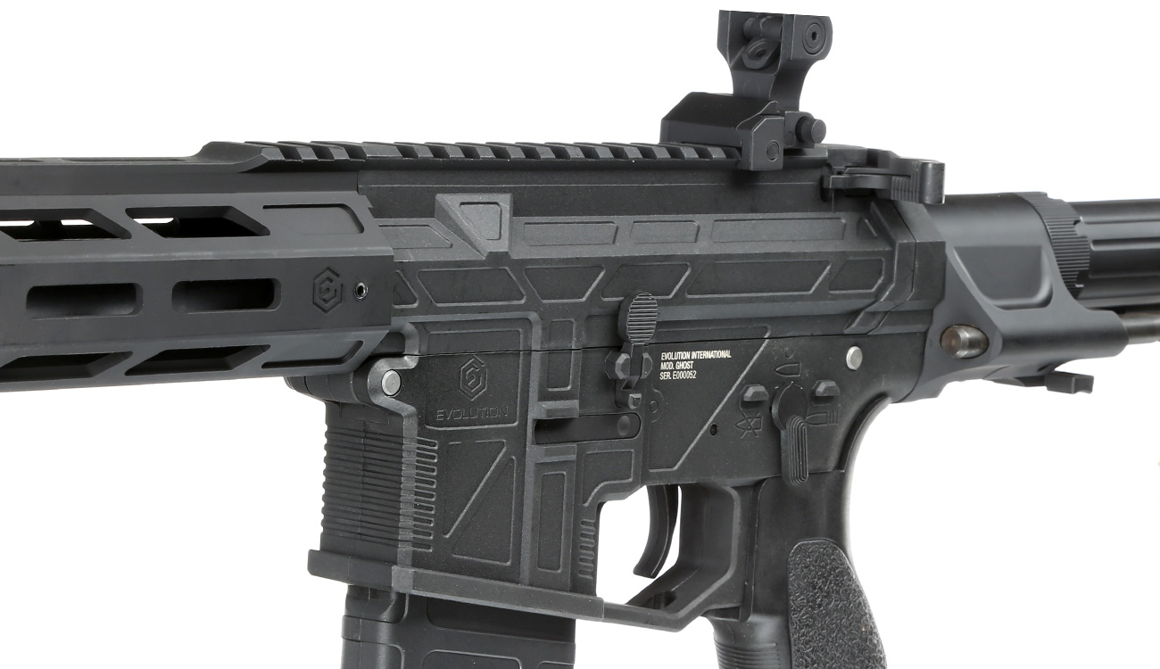 Versandrcklufer Evolution M4 Ghost S EMR PDW Carbontech ETU-Mosfet S-AEG 6mm BB schwarz Bild 7