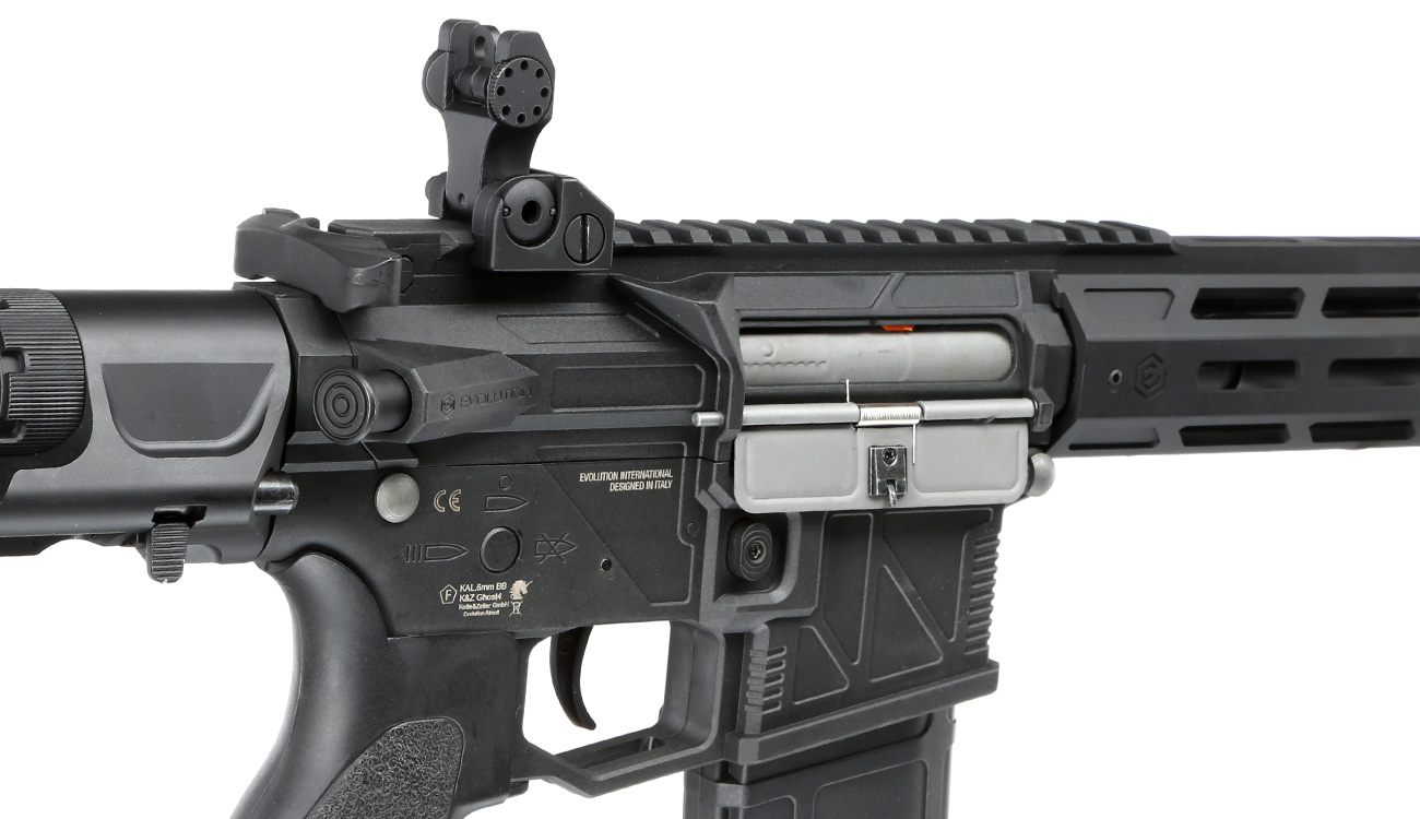 Versandrcklufer Evolution M4 Ghost S EMR PDW Carbontech ETU-Mosfet S-AEG 6mm BB schwarz Bild 8