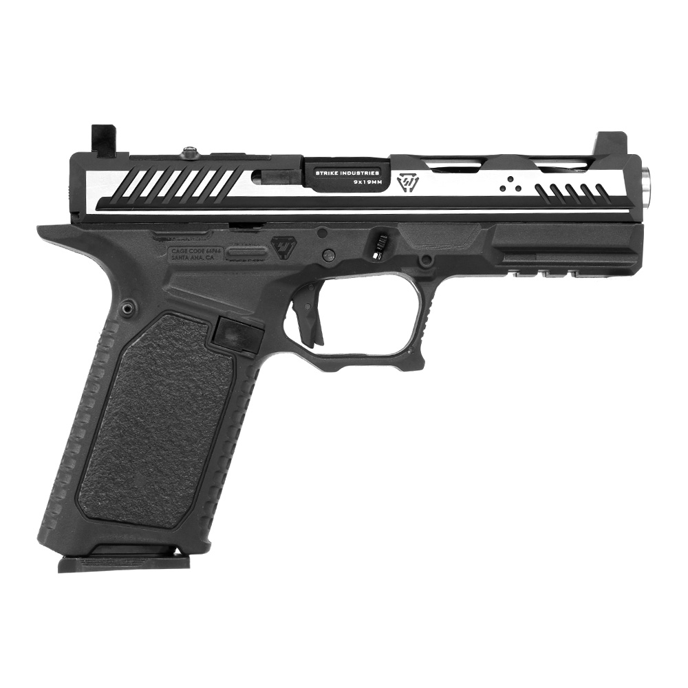 EMG / Strike Industries ARK mit Metallschlitten GBB 6mm BB 2-Tone schwarz-silber Bild 3