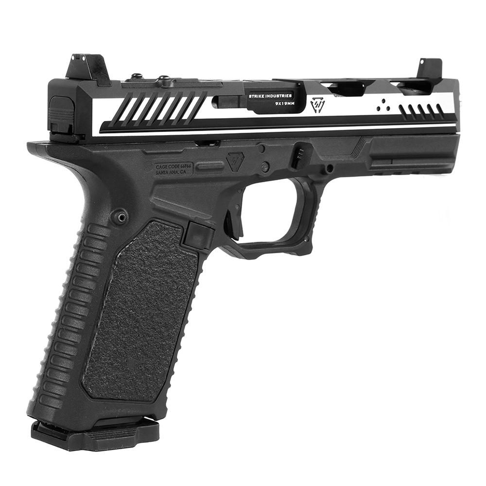 EMG / Strike Industries ARK mit Metallschlitten GBB 6mm BB 2-Tone schwarz-silber Bild 4