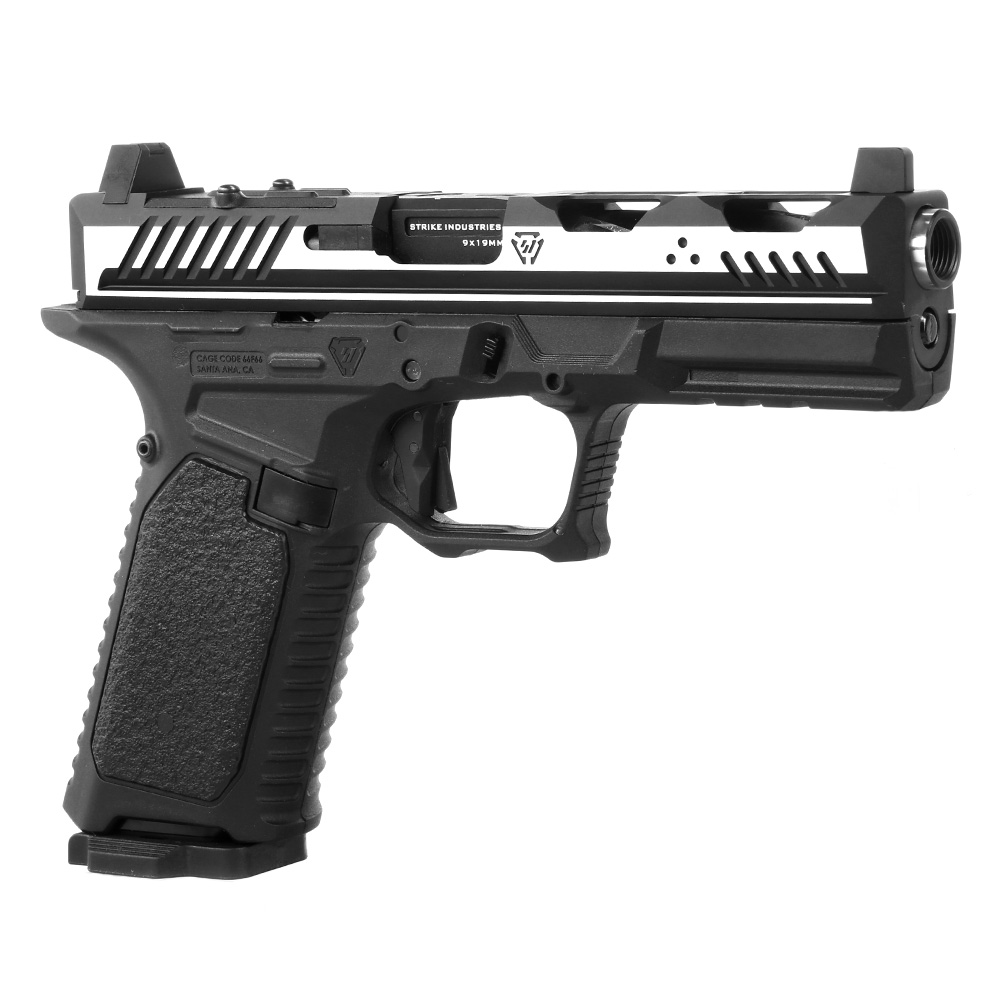 EMG / Strike Industries ARK mit Metallschlitten GBB 6mm BB 2-Tone schwarz-silber Bild 7