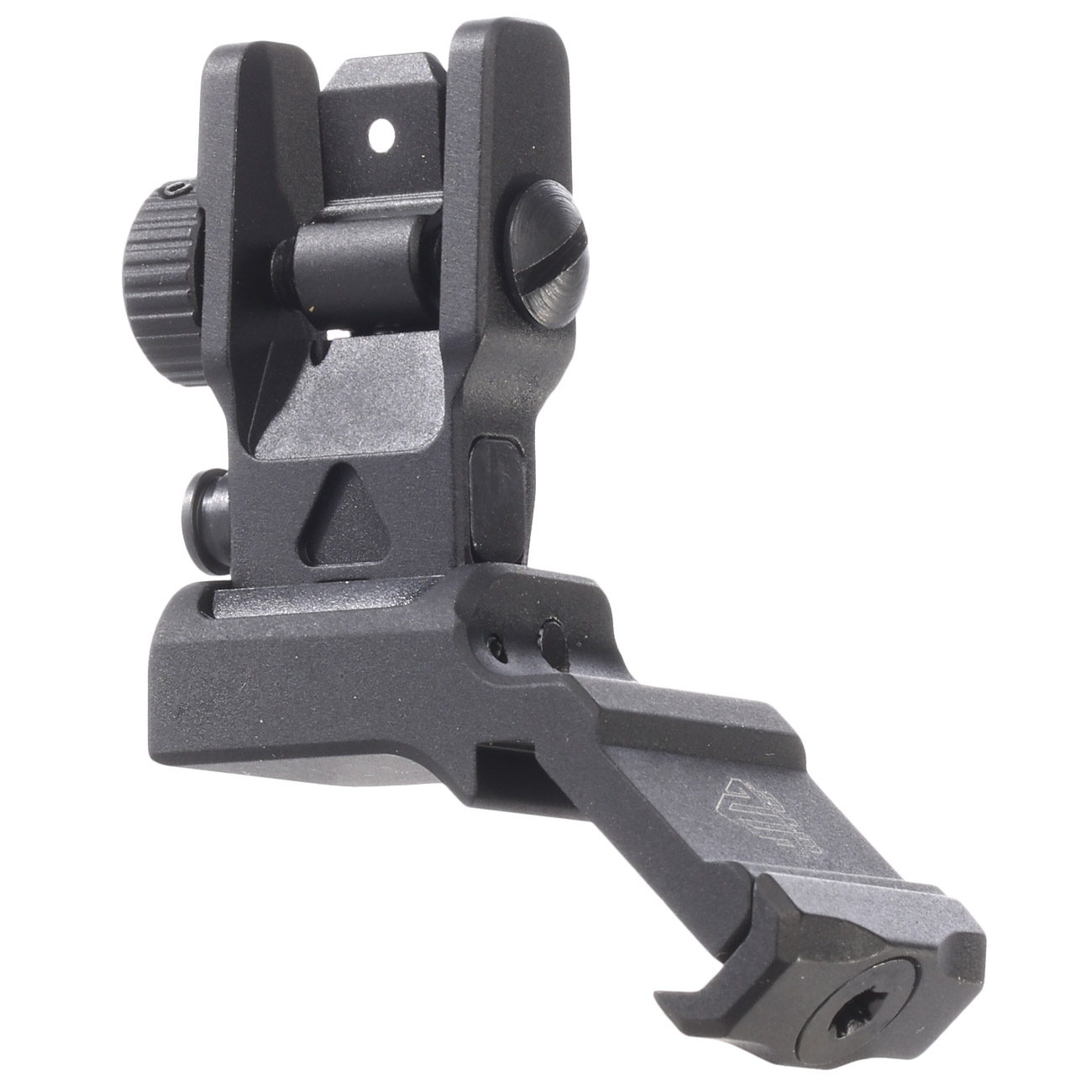 UTG Accu-Sync 45 Grad Flip-Up Rear Sight schwarz f. 21mm Schienen schwarz Bild 2