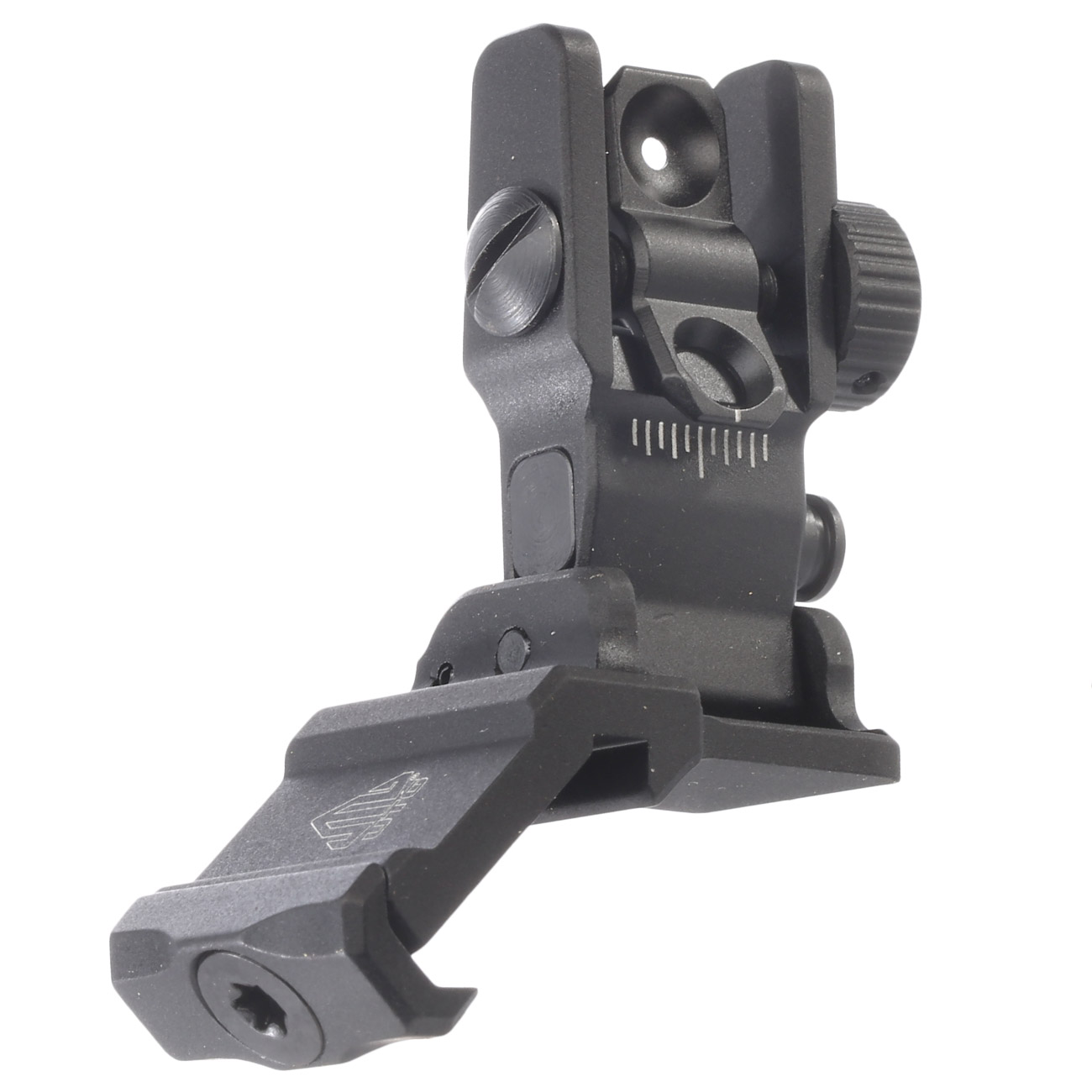 UTG Accu-Sync 45 Grad Flip-Up Rear Sight schwarz f. 21mm Schienen schwarz Bild 3