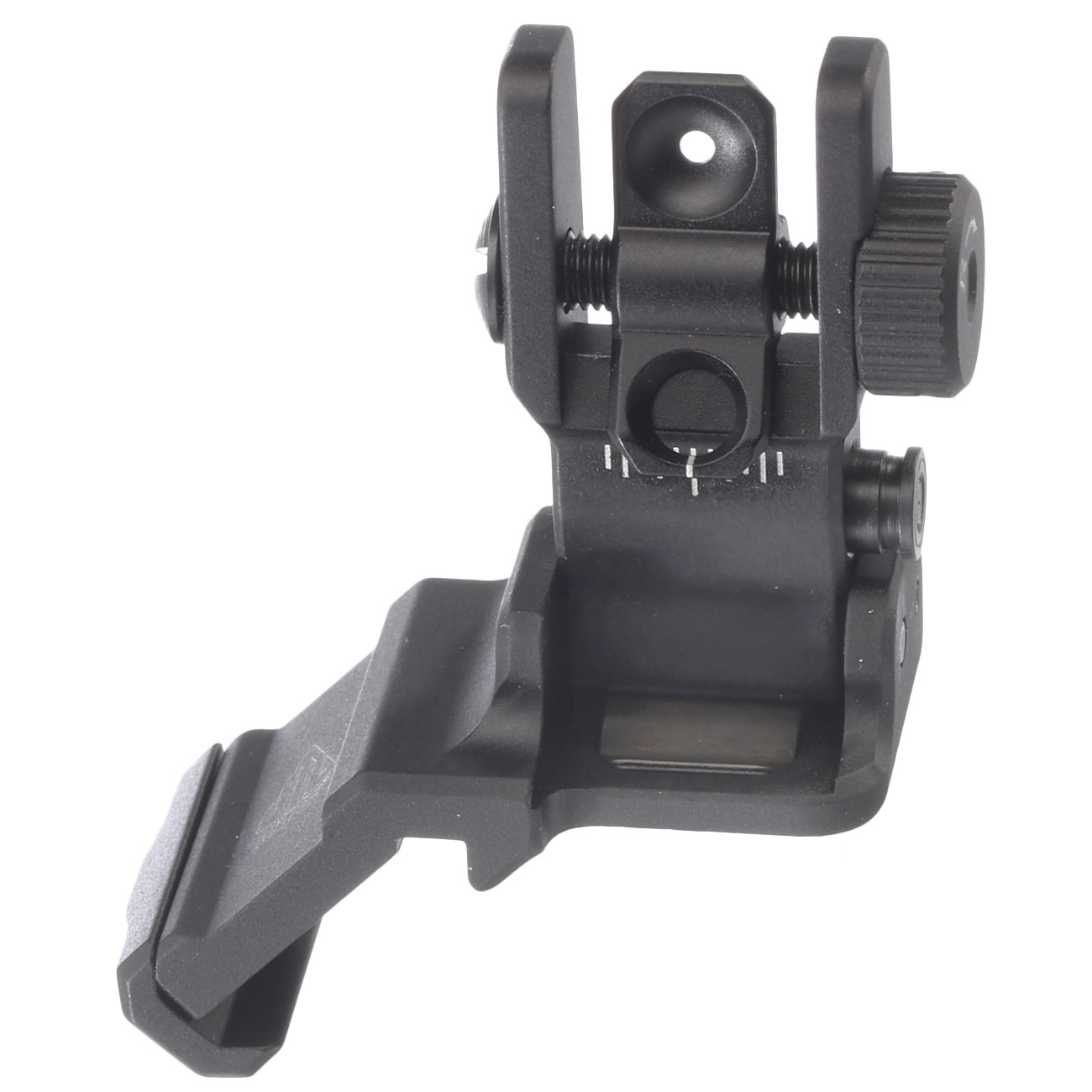 UTG Accu-Sync 45 Grad Flip-Up Rear Sight schwarz f. 21mm Schienen schwarz Bild 4