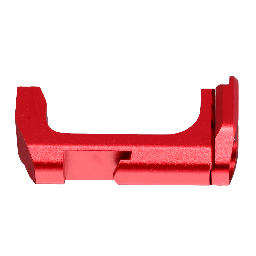 Action Army AAP-01 CNC Aluminium Extended Magazin Release rot Bild 2