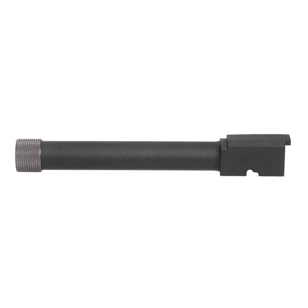 KJ Works CZ P-09 Duty Outer Barrel mit Silencer Gewinde 14mm- schwarz Bild 2