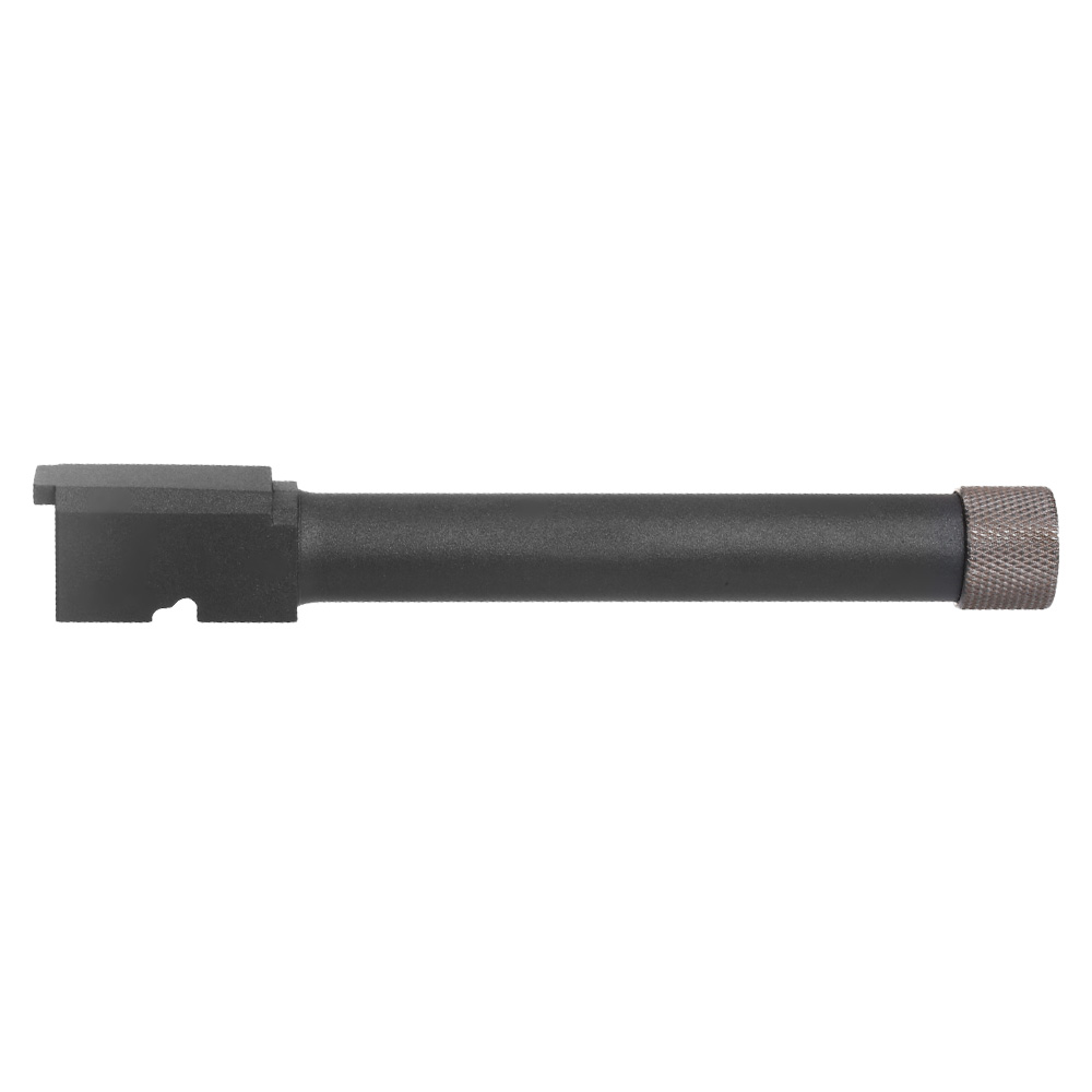 KJ Works CZ P-09 Duty Outer Barrel mit Silencer Gewinde 14mm- schwarz Bild 3