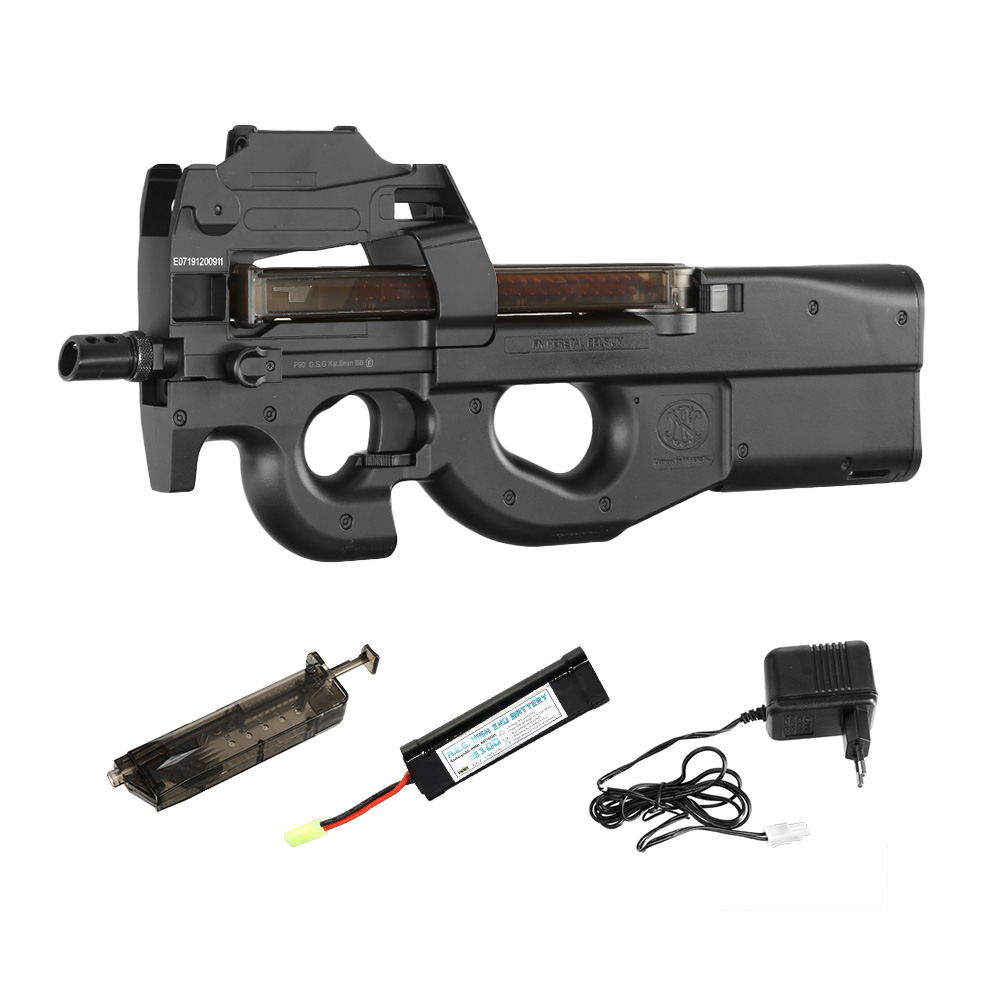 Cyma FN P90 Standard Komplettset S-AEG 6mm BB schwarz