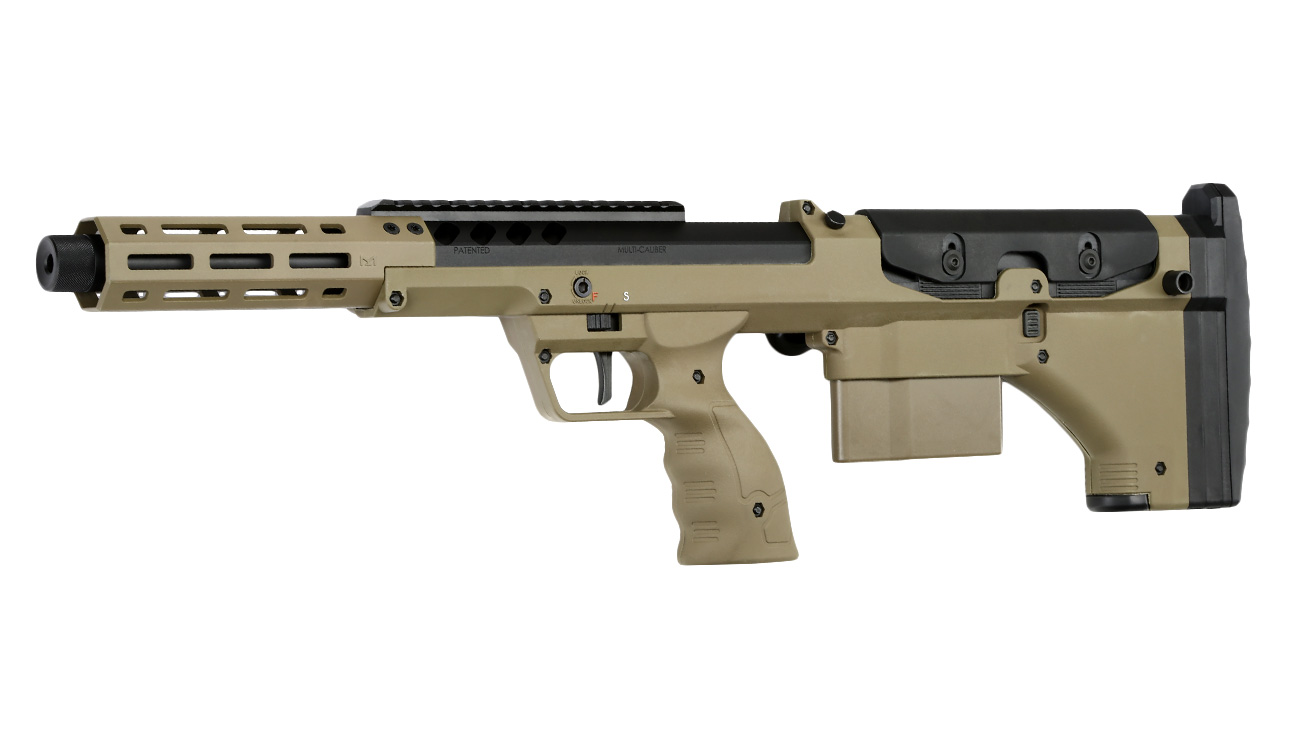 Silverback Desert Tech SRS-A2 / M2 Sport 16 Zoll Pull-Bolt Bullpup Springer 6mm BB Flat Dark Earth