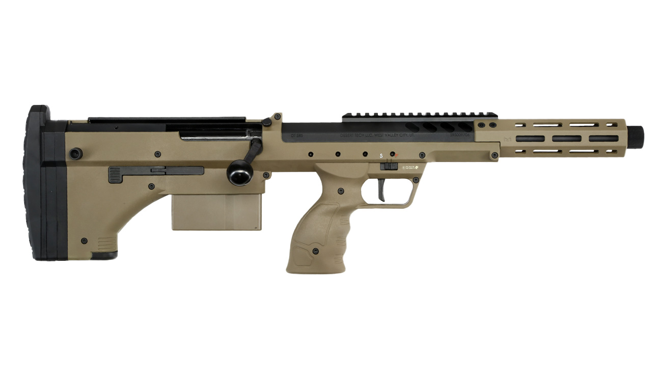 Silverback Desert Tech SRS-A2 / M2 Sport 16 Zoll Pull-Bolt Bullpup Springer 6mm BB Flat Dark Earth Bild 2