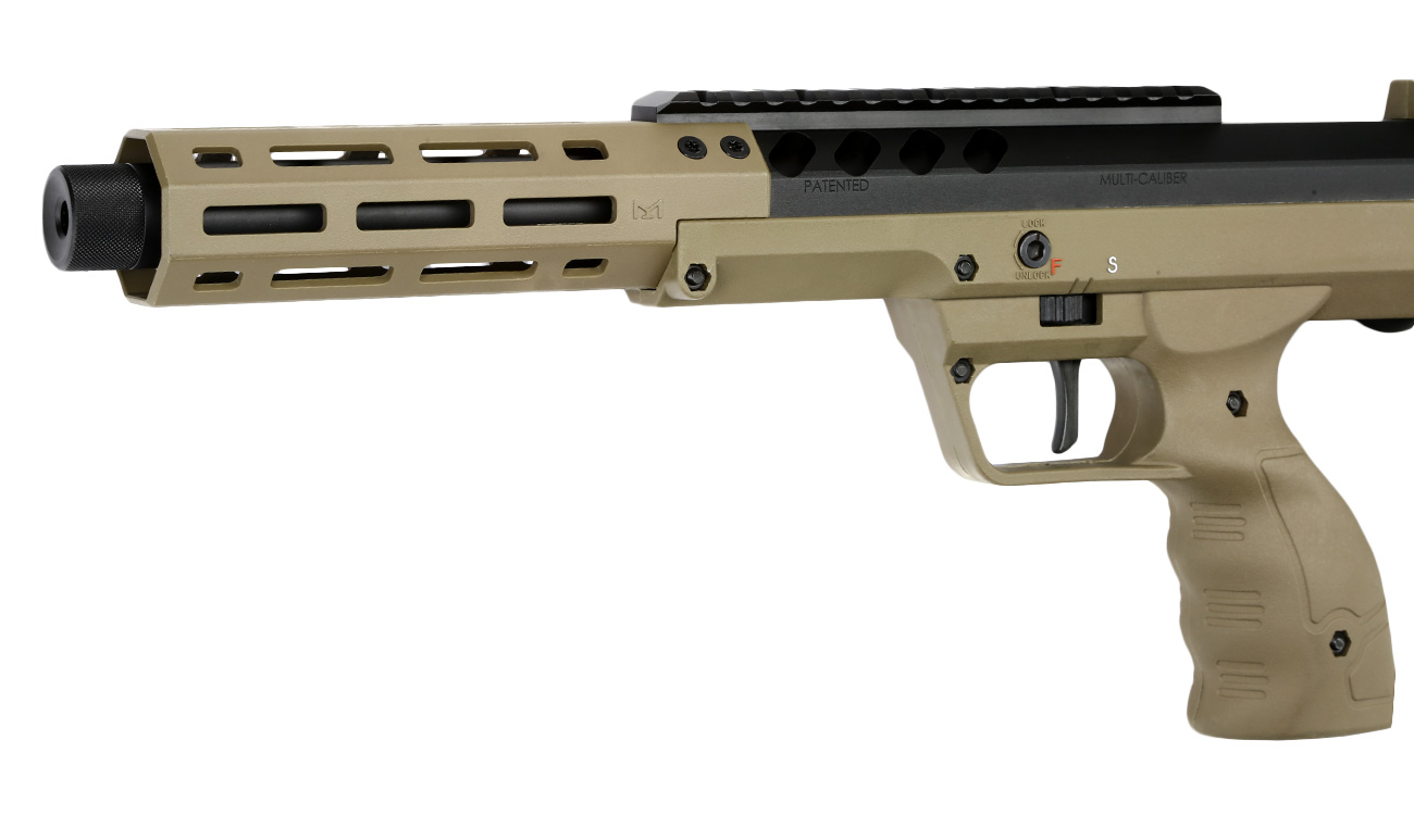 Silverback Desert Tech SRS-A2 / M2 Sport 16 Zoll Pull-Bolt Bullpup Springer 6mm BB Flat Dark Earth Bild 6