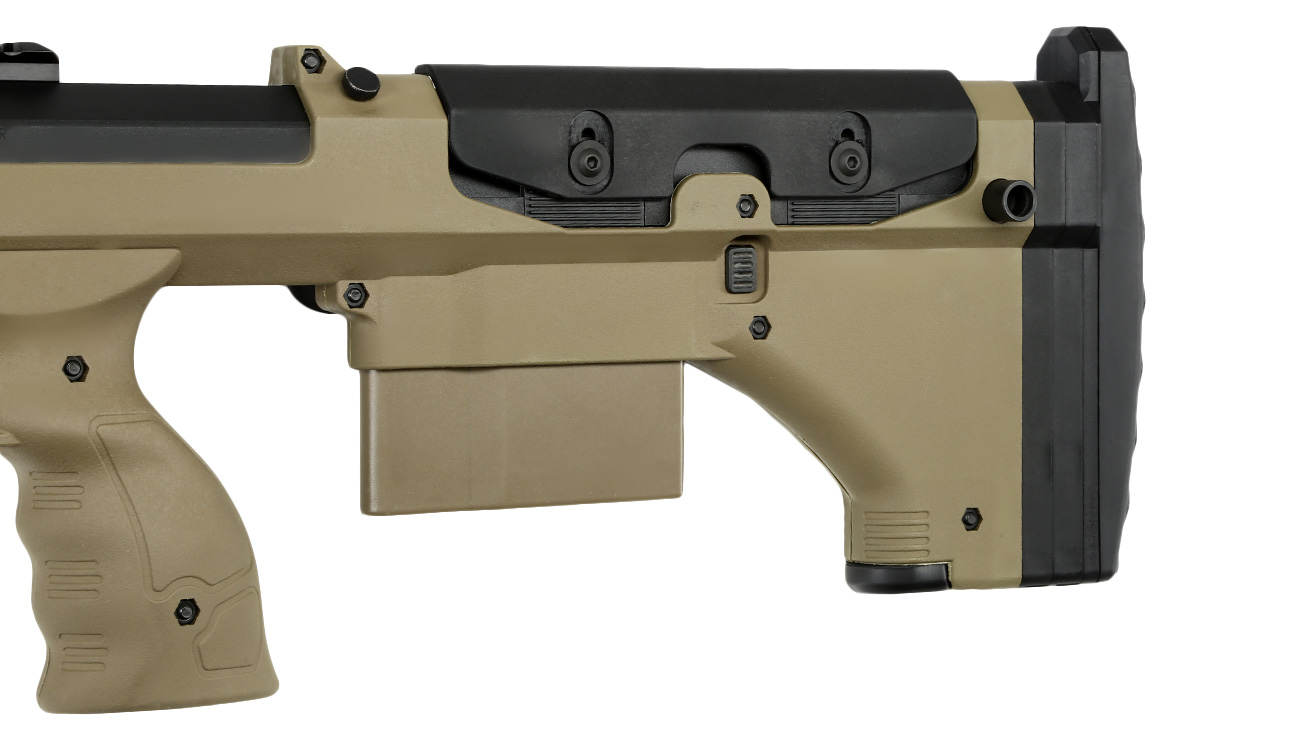 Silverback Desert Tech SRS-A2 / M2 Sport 16 Zoll Pull-Bolt Bullpup Springer 6mm BB Flat Dark Earth Bild 7