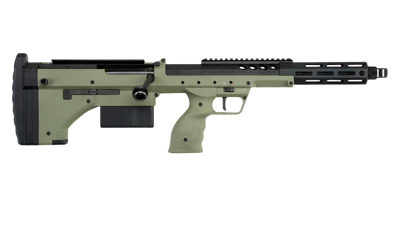 Silverback Desert Tech SRS-A2 / M2 Covert 16 Zoll Pull-Bolt Bullpup Springer 6mm BB oliv Bild 2